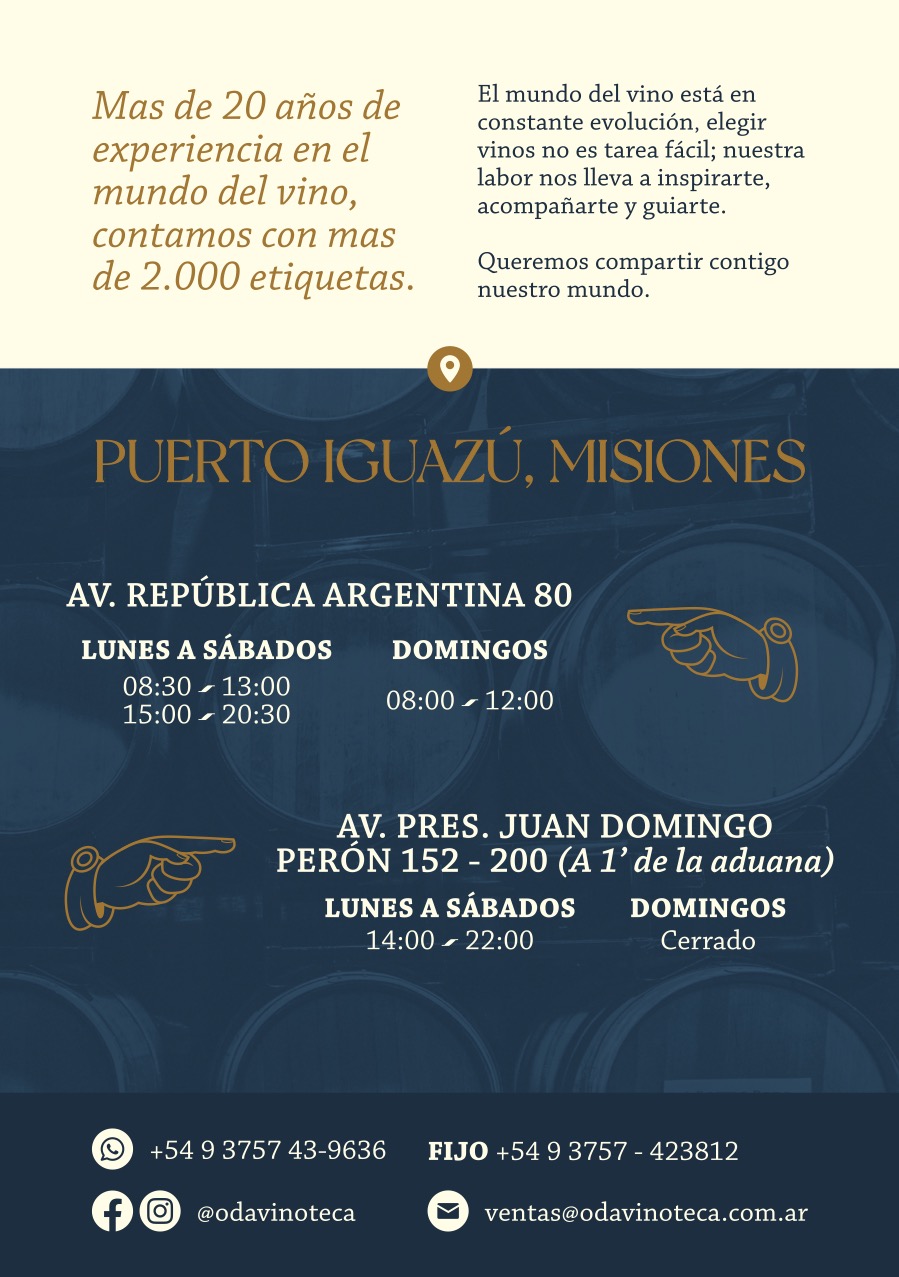 Flyer de ODA, dorso