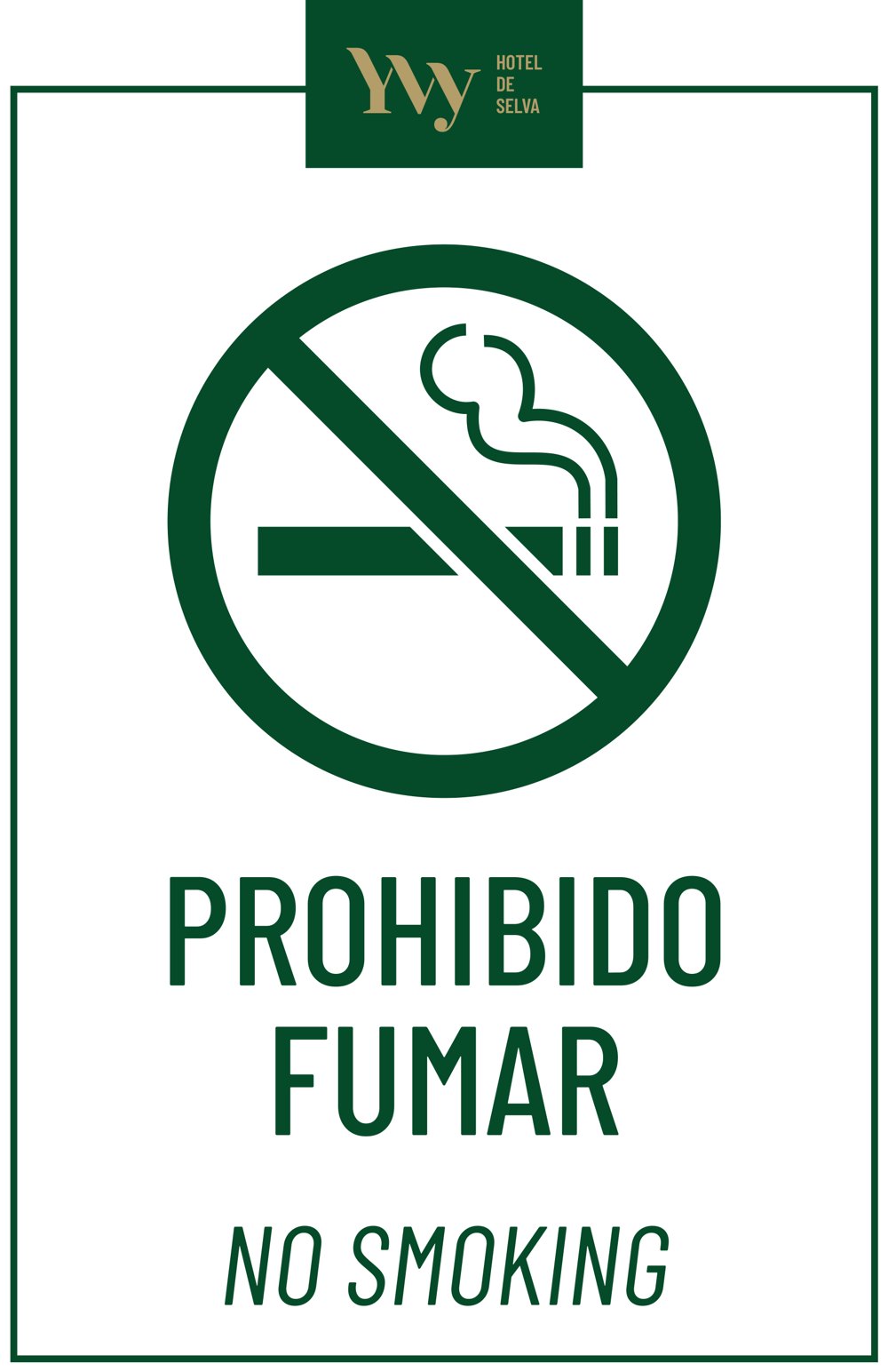 Prohibido fumar