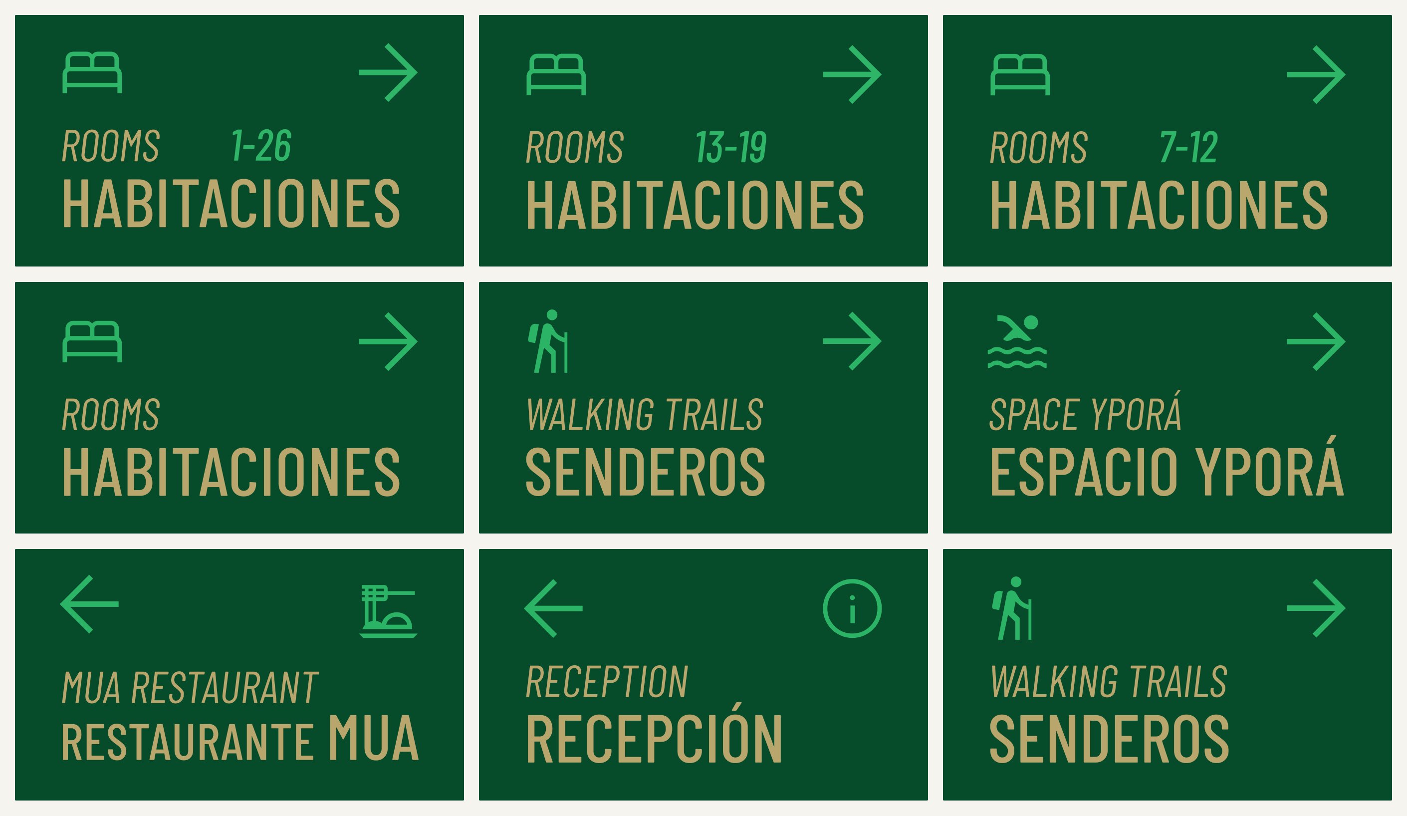Letreros de tótems · 500 × 280 mm